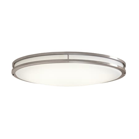 Designers Fountain 24in Brushed Nickel Integrated LED Selectable Cct Oval Ceiling Light Flush Mount EV1424C3C-35